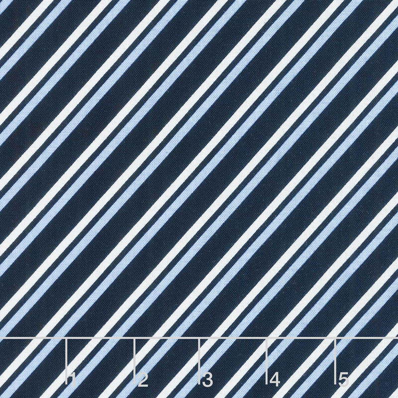 Something Borrowed - Stripe Navy Yardage