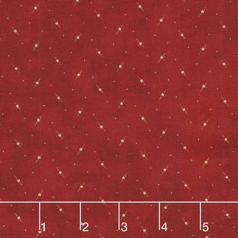 Star & Stripe Gatherings - Starry Sky Red Yardage