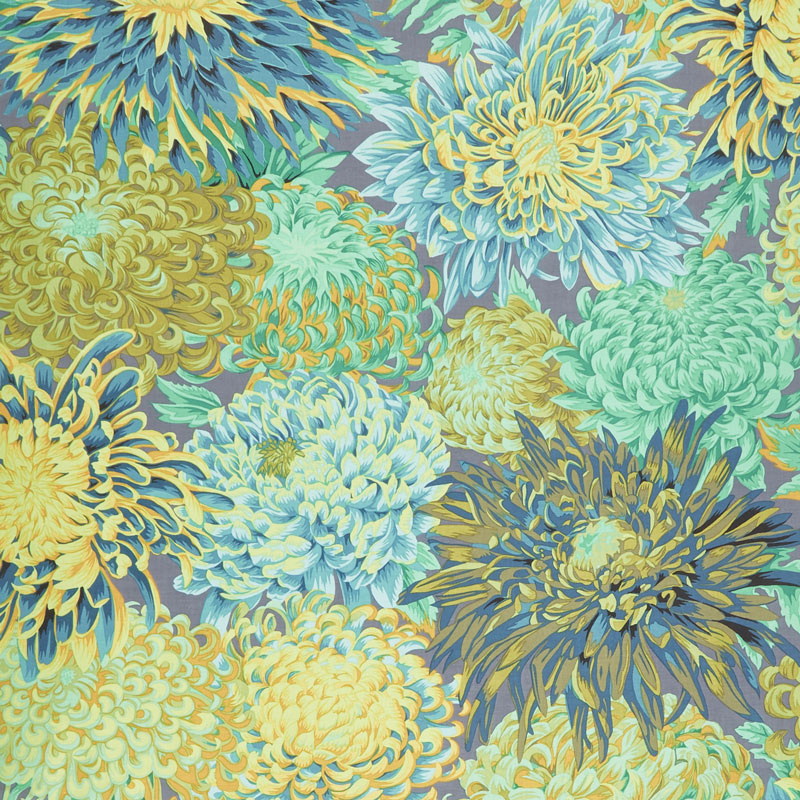 Kaffe Fassett Collective Fall 2018 - Day Chrysanthemum Forest Yardage