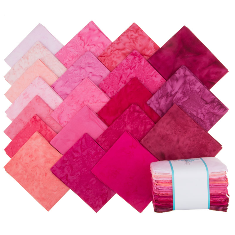 Lava Batik Solids - Flirt Fat Quarter Bundle