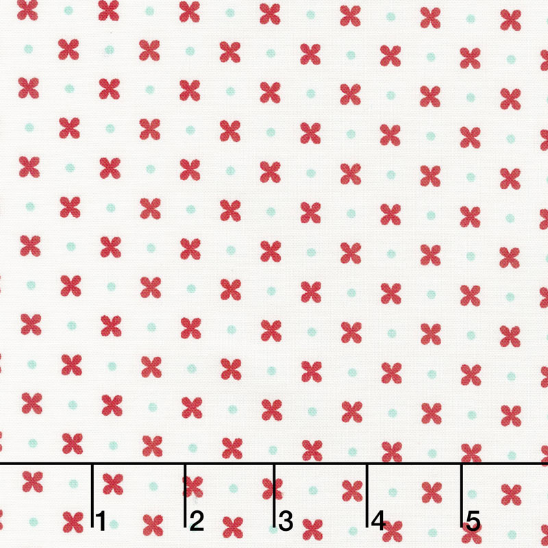 Little Snippets - Stitch Cream Yardage
