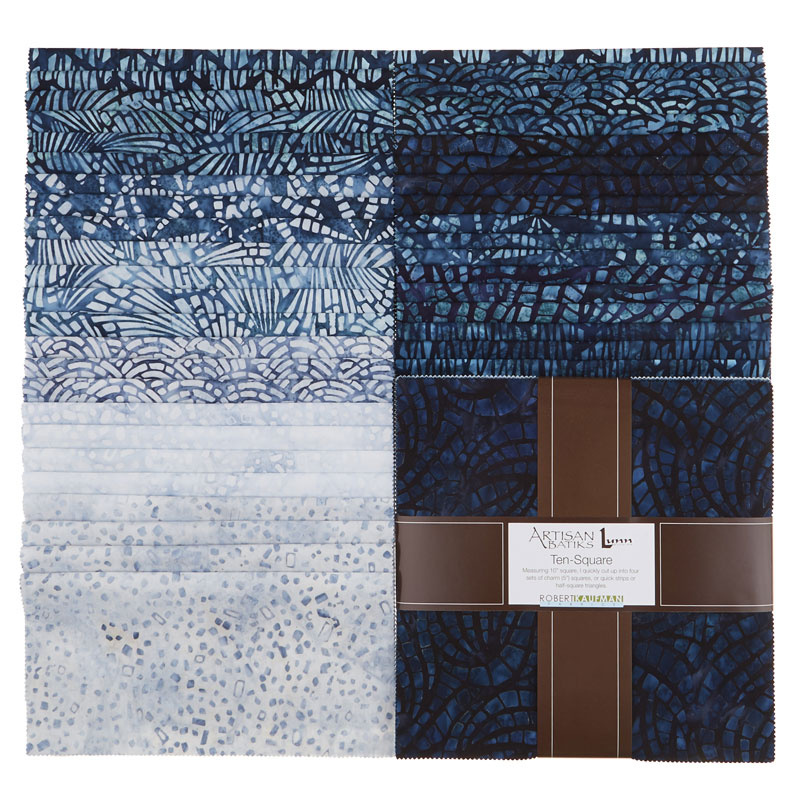 Artisan Batiks - Natural Formations 3 Rain Ten Squares