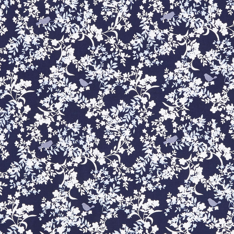 Something Borrowed - Vines Navy Yardage