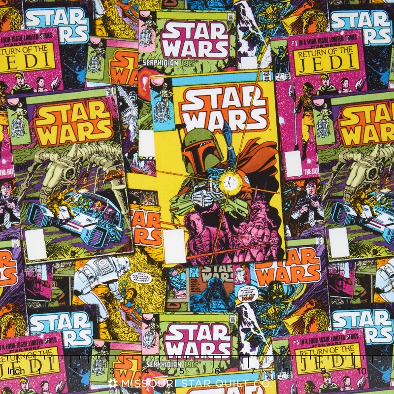 Star Wars 3 - Comic Collection Multi Yardage