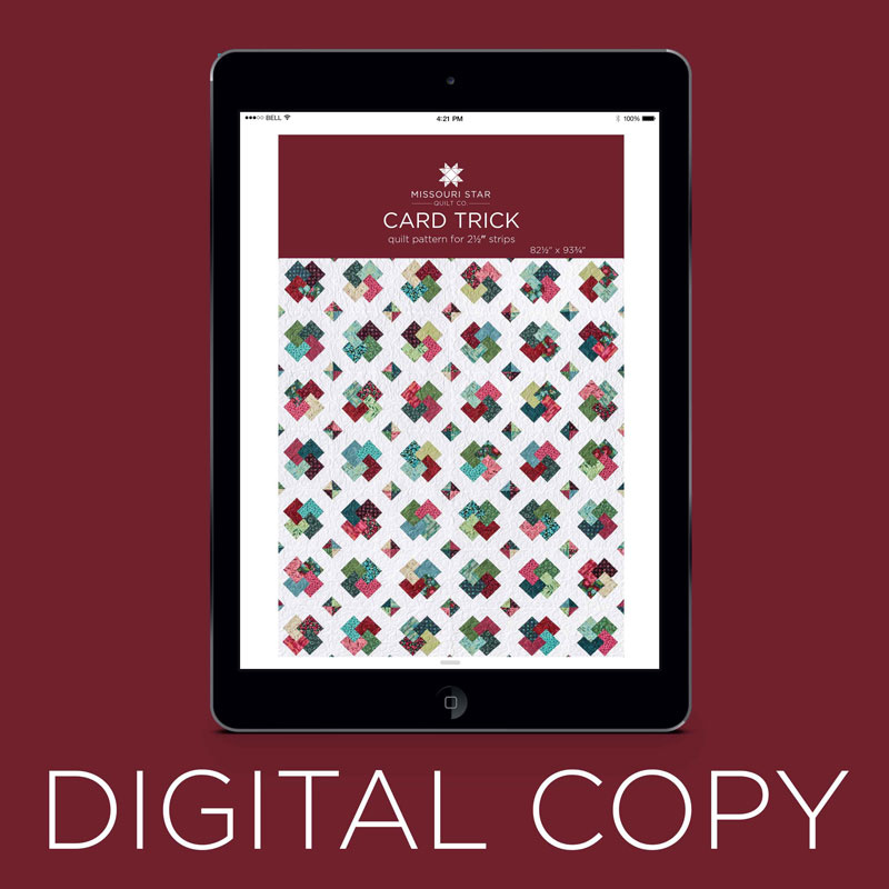 Digital Download - The Card Trick Quilt Pattern by MSQC