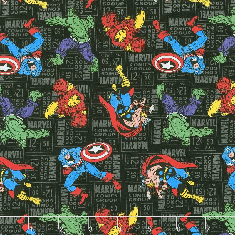 Marvel Retro Comics - Character Toss Yardage