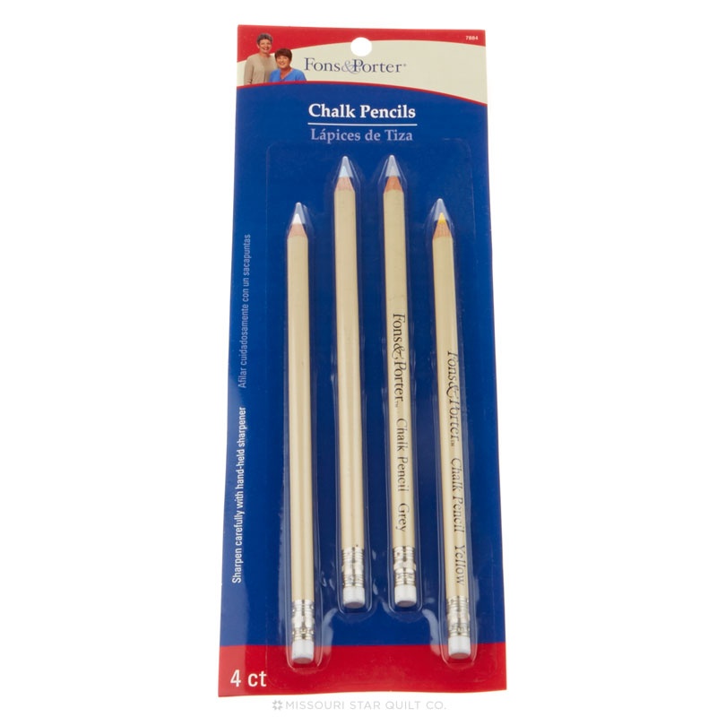 Chalk Pencils (4ct Assorted Colors) Fons & Porter