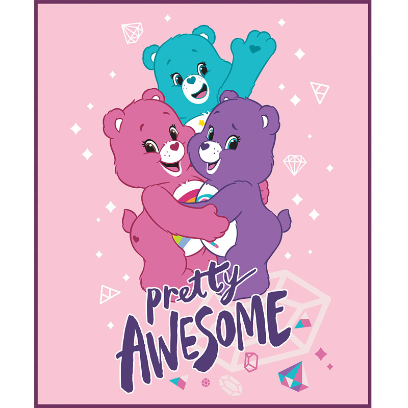 Care Bears - Sparkle & Shine Pretty Awesome in Pink Panel