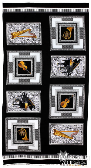 Concerto - Symphony Square Black Panel