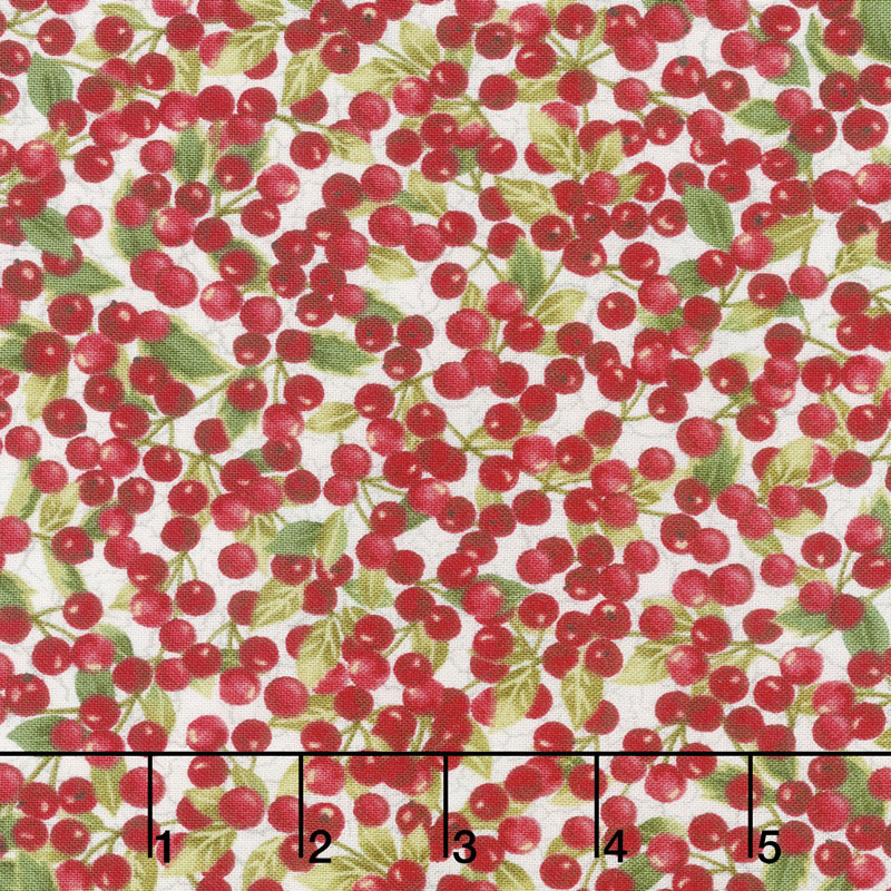 Cardinal Woods - Berries Cream Multi Yardage