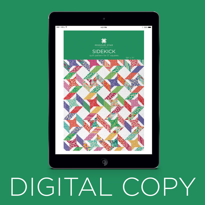 Digital Download - Sidekick Quilt Pattern by MSQC