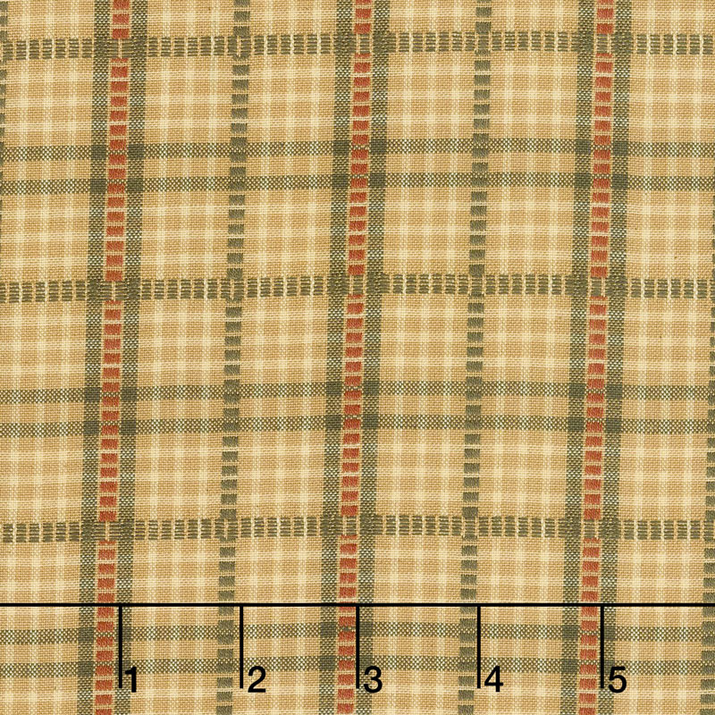 Itty Bitty - Dobbie Plaid Gold Yarn Dye Yardage