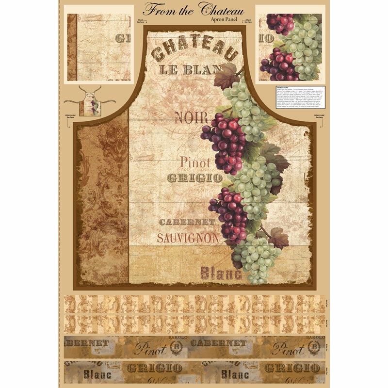 From the Chateau - Apron Multi Panel