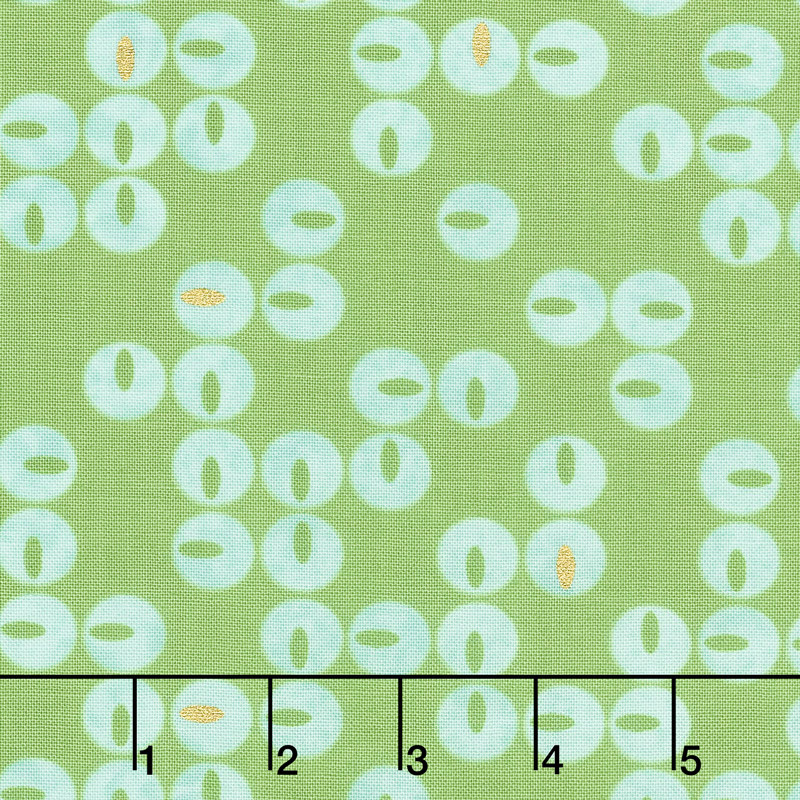 Day in Paris - Twinkle Grass Metallic Yardage