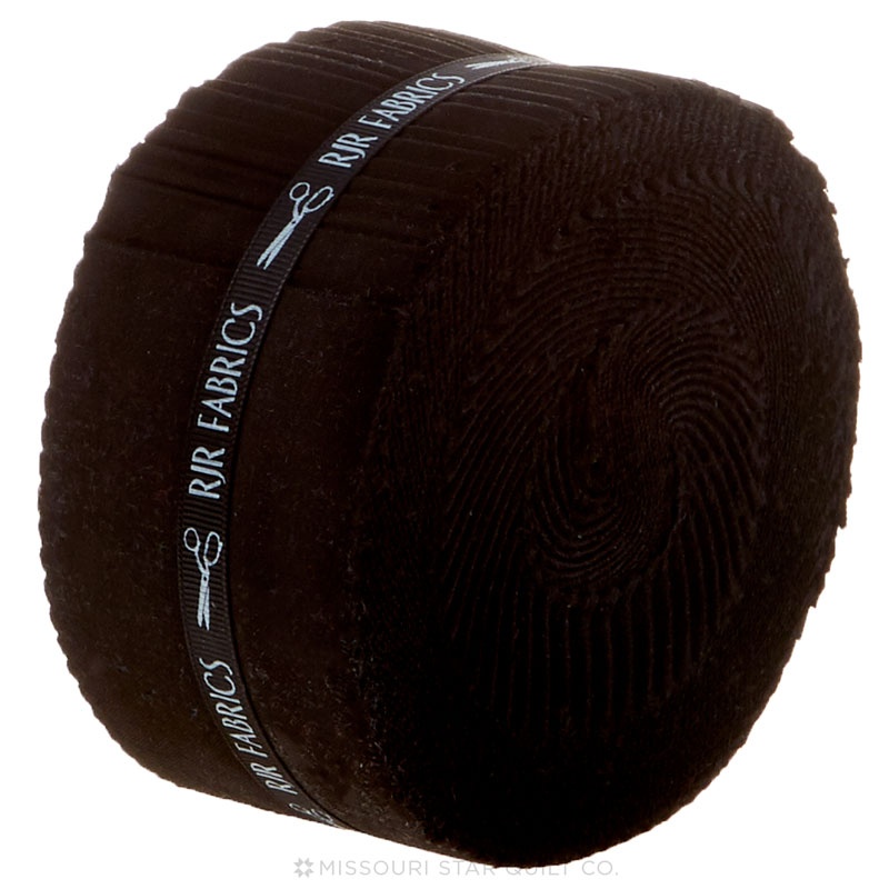 Cotton Supreme Solids Black Pixie Strips