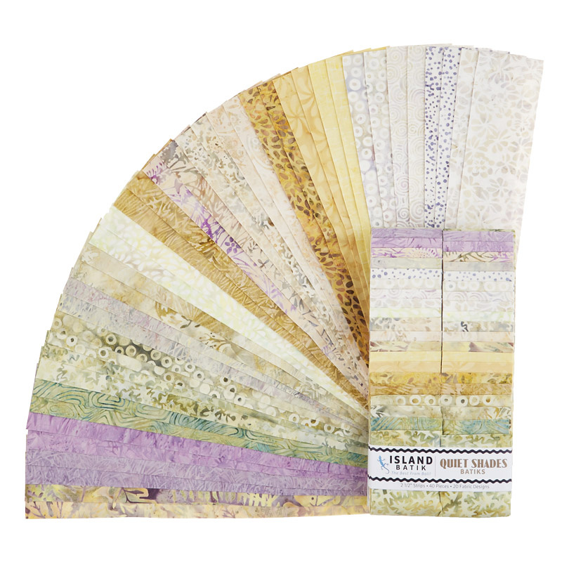 Quiet Shades Batiks Strips