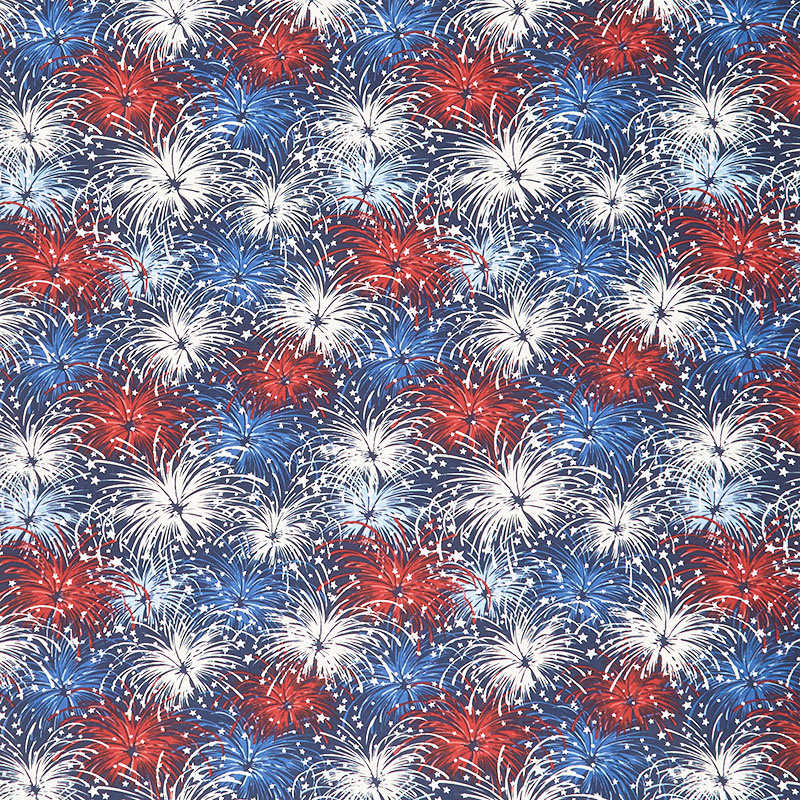 Liberty Lane - Fireworks Navy Yardage