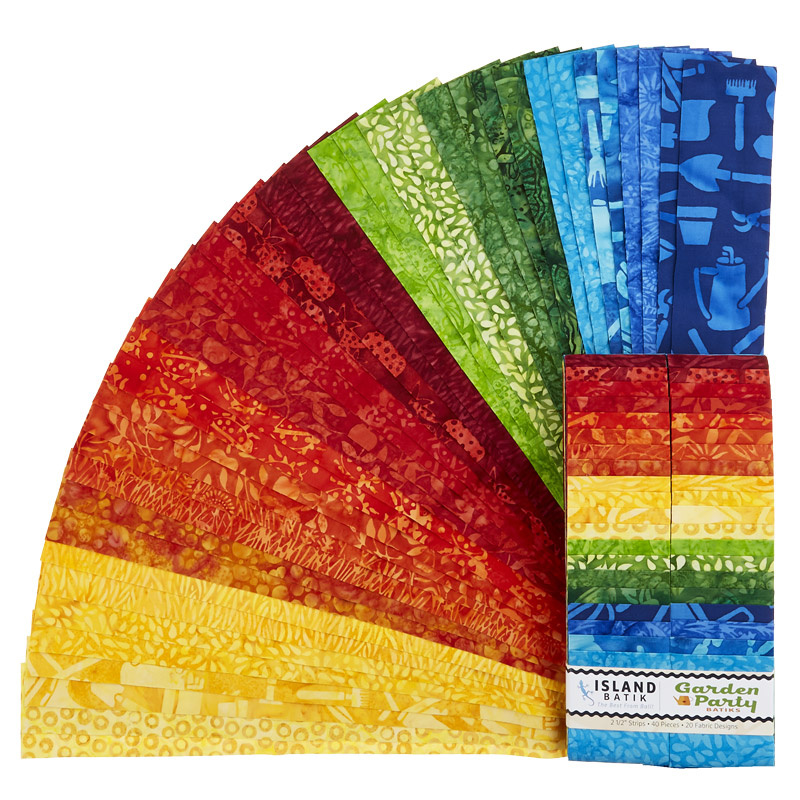 Garden Party Batiks Strips