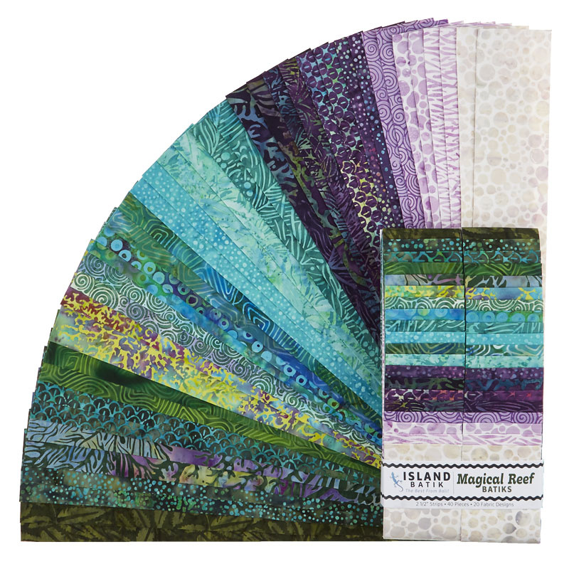 Magical Reef Batiks Strips