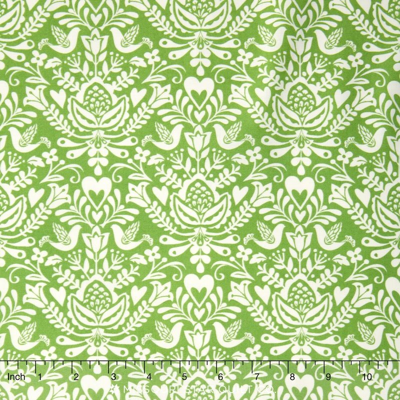 Northwoods - Rosemalings Spruce Yardage