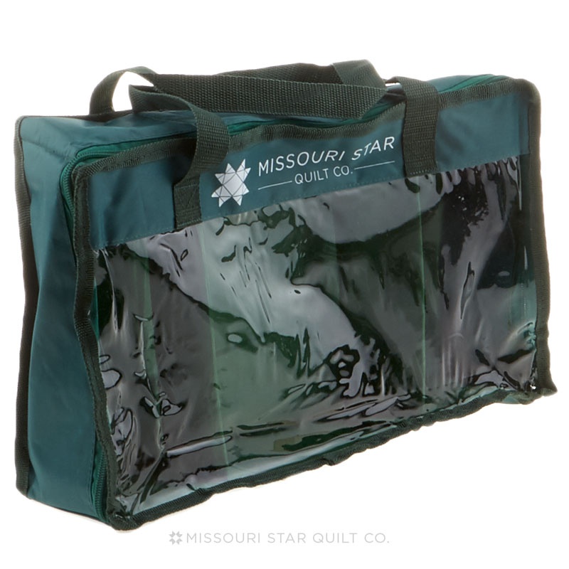 MSQC Fat Quarter Storage Bag - Dark Green