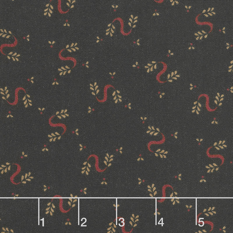 Wit & Wisdom - Serpentine Swirls Black Yardage