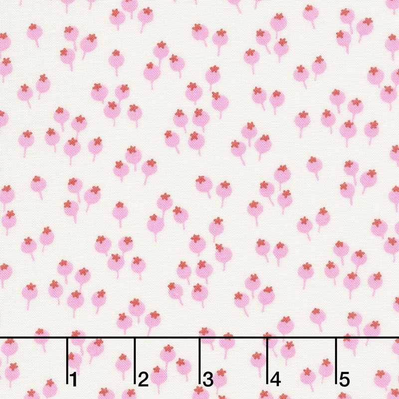 Lazy Days - Berries Porcelain Peony Yardage