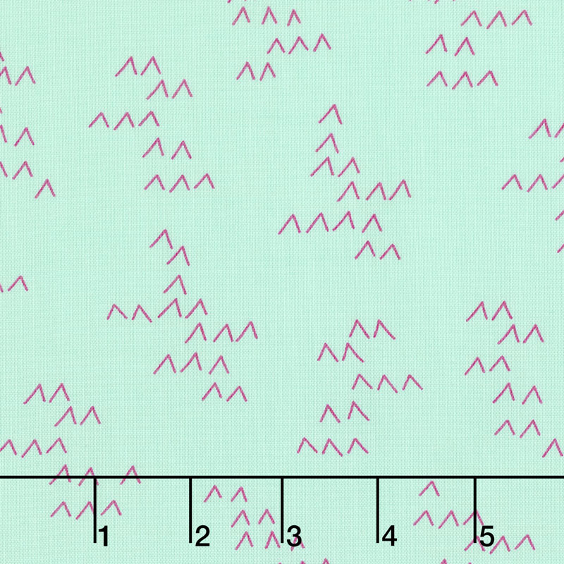 Gypsy - Flying V's Mint Leaf Yardage