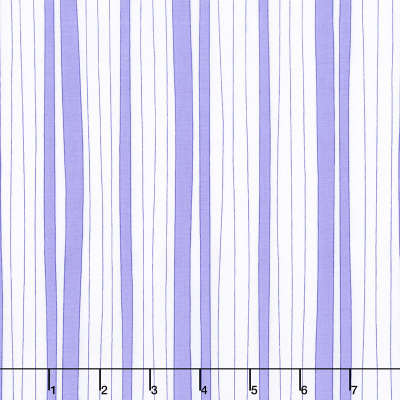 Confetti - Wonky Stripe Purple Yardage