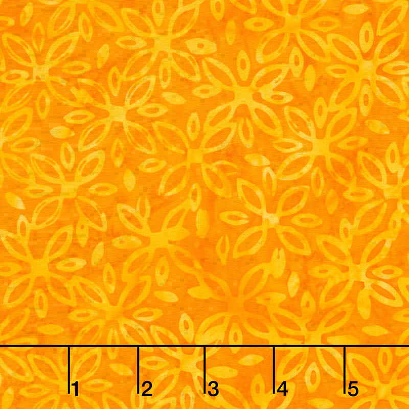 Kismet Batiks - Daisy Cheddar Yardage