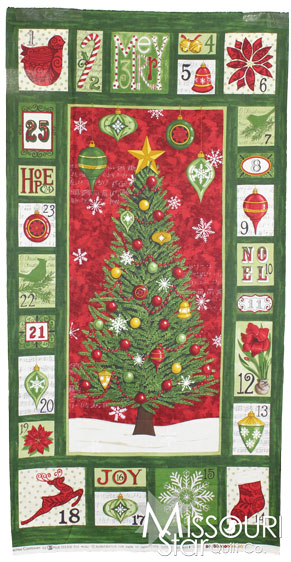 Christmas Countdown - Green Panel