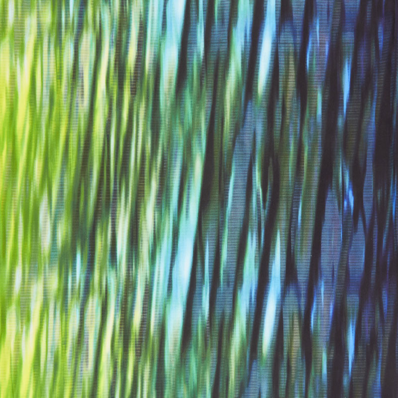 Starlight & Splendor - Borealis Ombre Peacock Digitally Printed Yardage