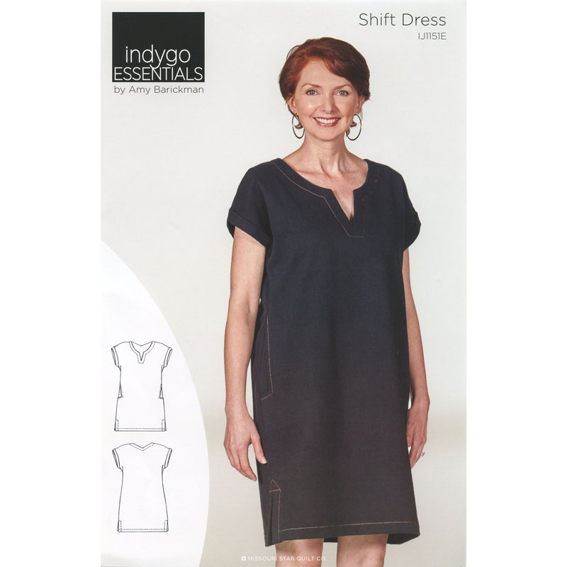 Indygo Essentials - Shift Dress Pattern