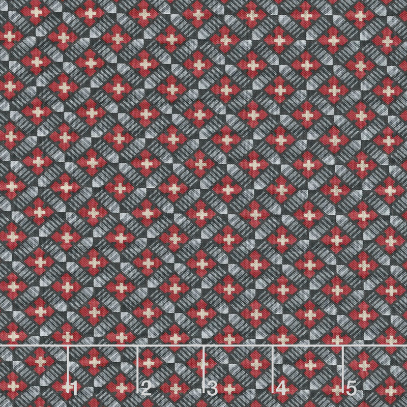 Baltimore House - Diamond Link Grey Yardage