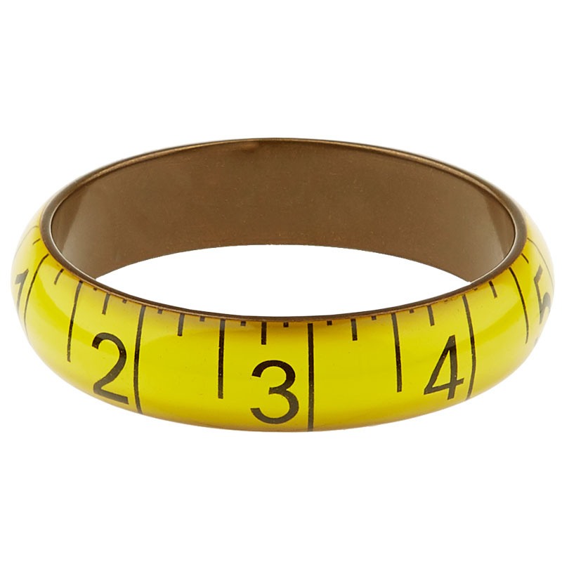 Missouri Star Measuring Tape Bracelet Medium Yellow Missouri