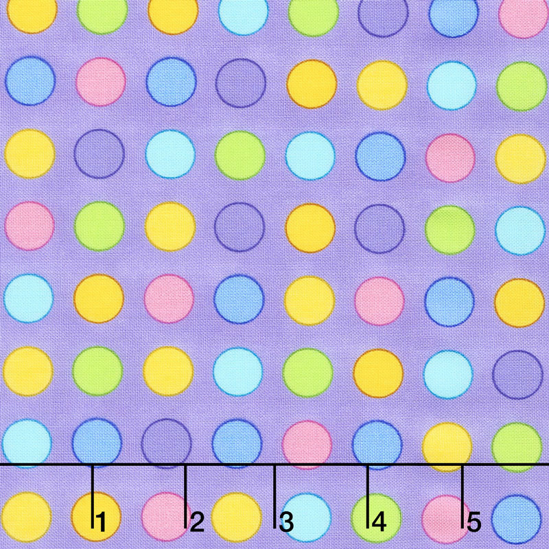 Confetti - Dots Everywhere Purple Yardage