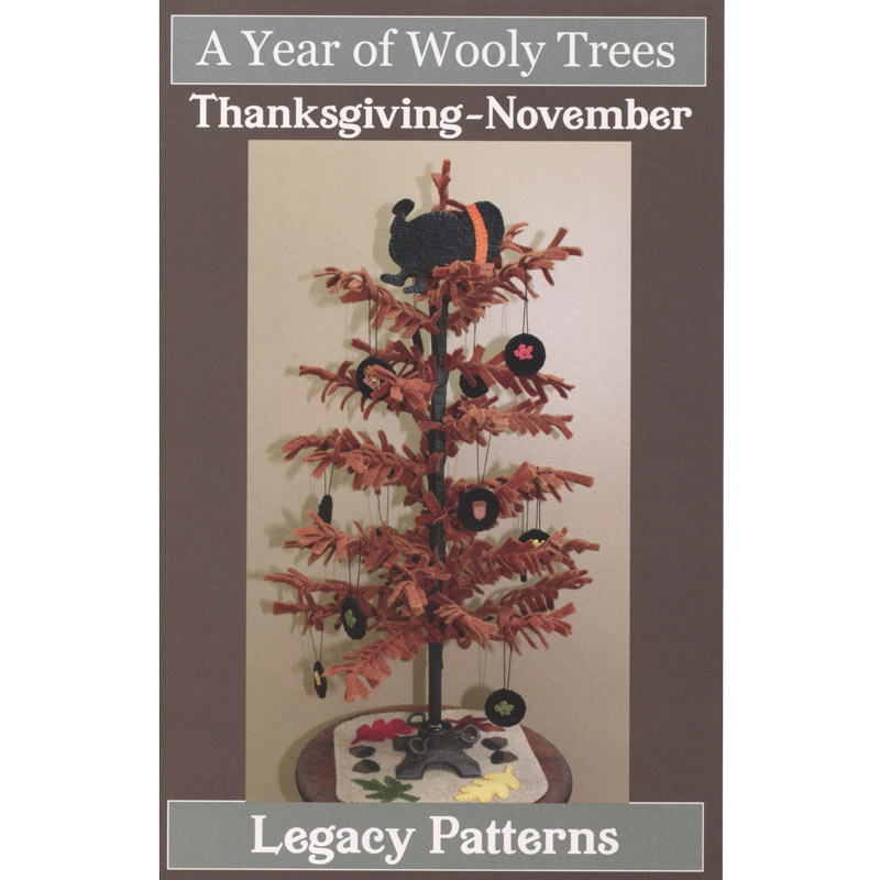 A Year of Wooly Trees Pattern - November Thanksgiving