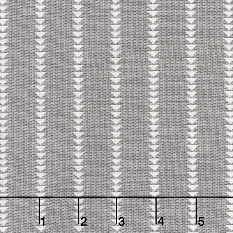Urban Cottage - Cotton Prints Urban Ticking Dark Gray Yardage