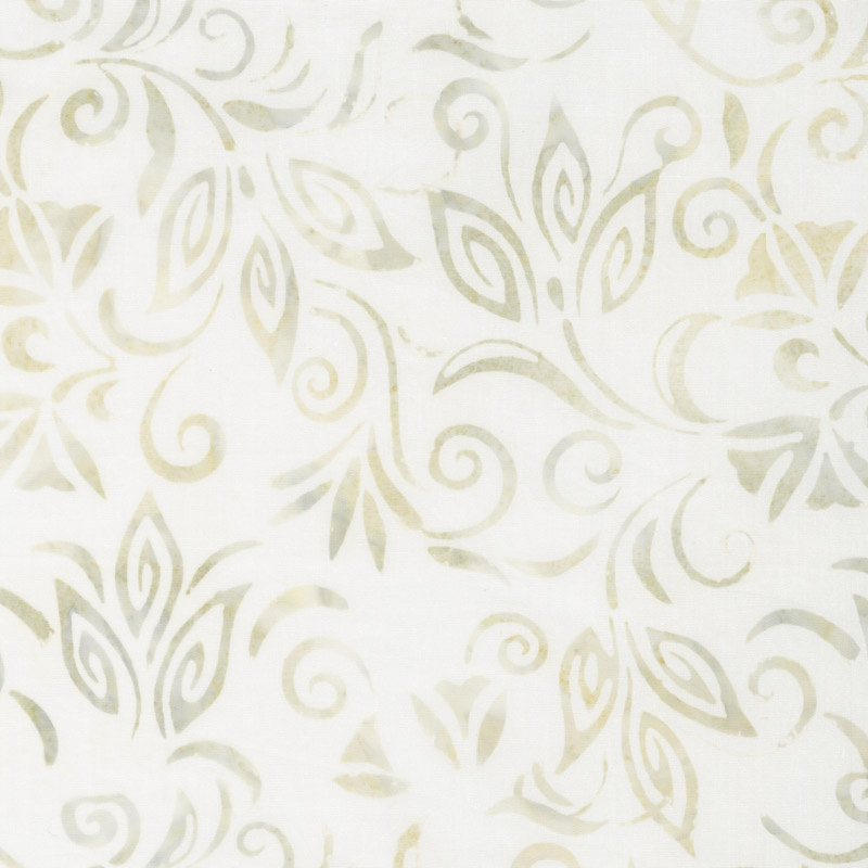 Whisper Batiks 2 - Spaced Floral Whisper Yardage