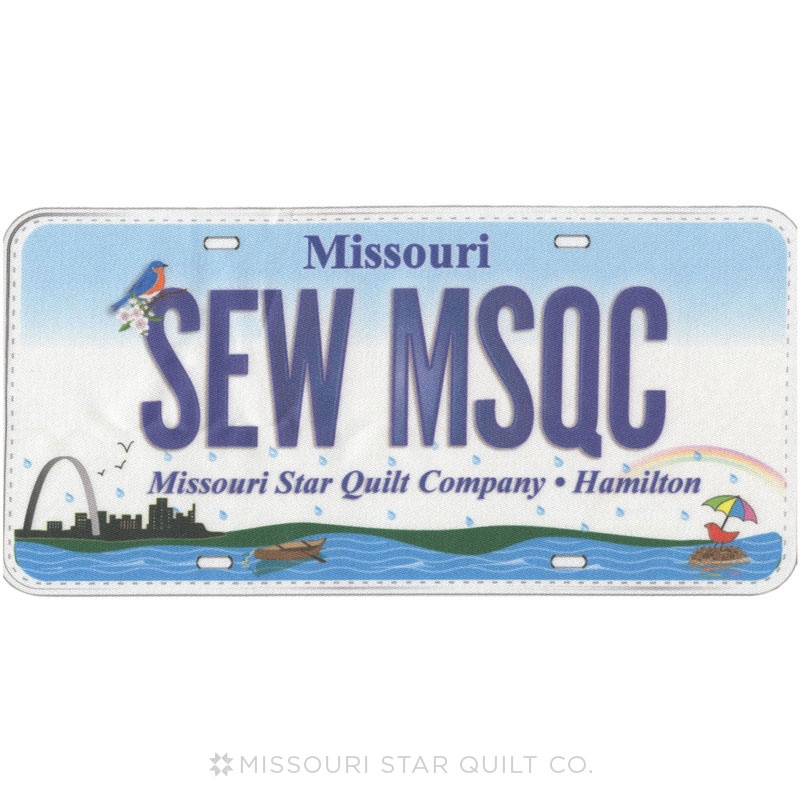 Row by Row Official 2015 License Plate - Sew MSQC