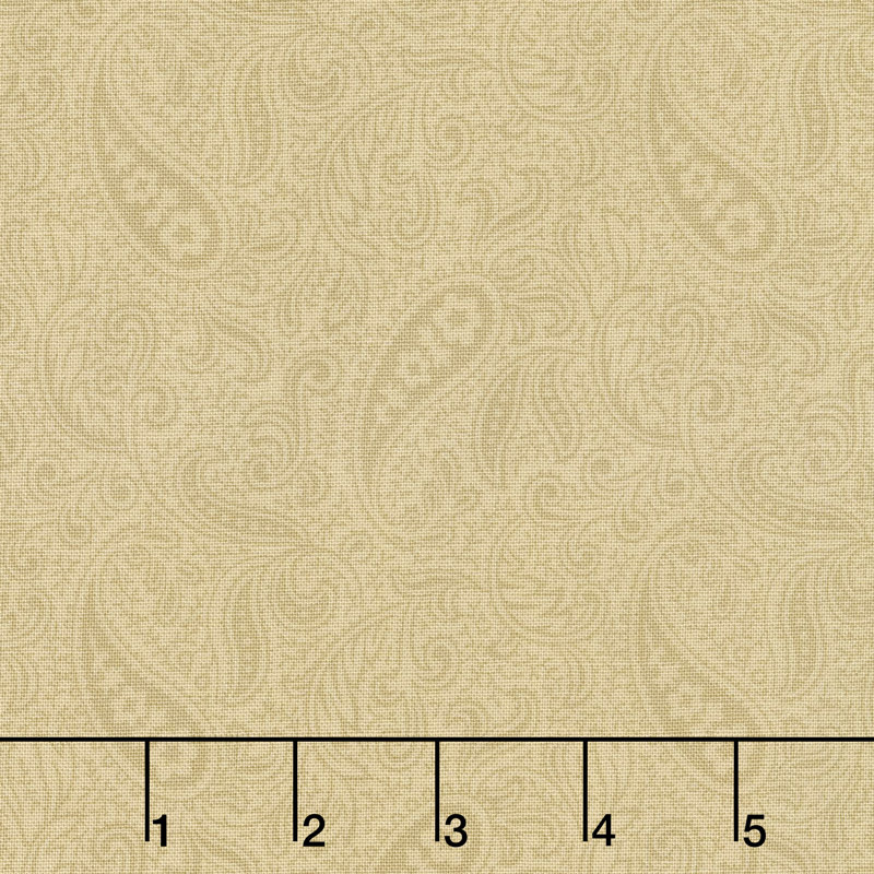 Mrs. Miller's Apprentice - Papa's Paisley Cream Yardage