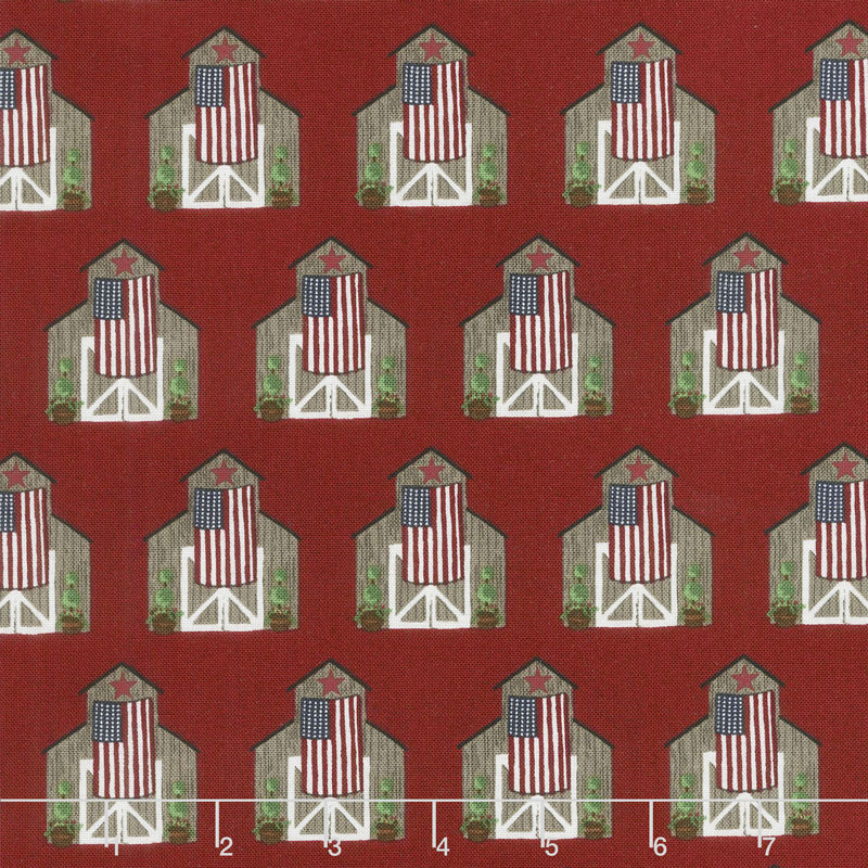 Celebrate America! - Barns Red Yardage