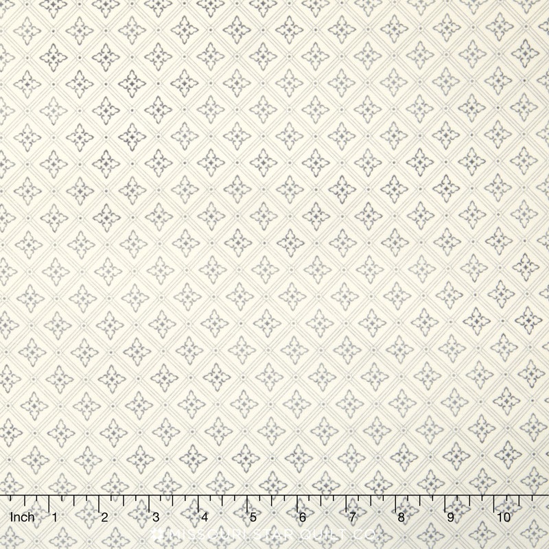 Eclectic Elements - Correspondence Dapper Blue Yardage