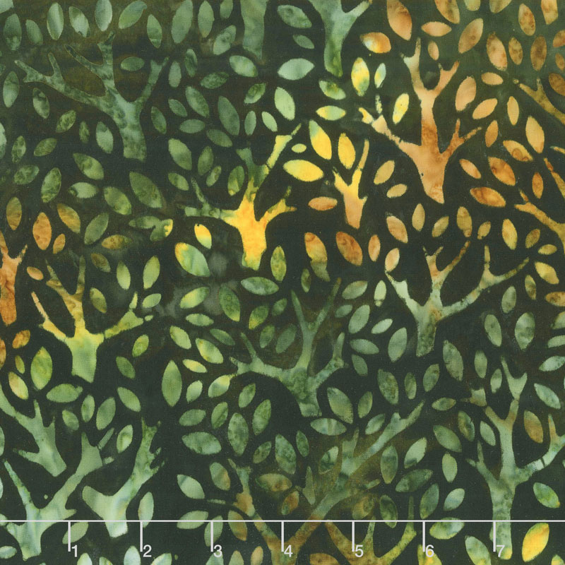 Artisan Batiks - Cornucopia 10 Trees Grass Yardage