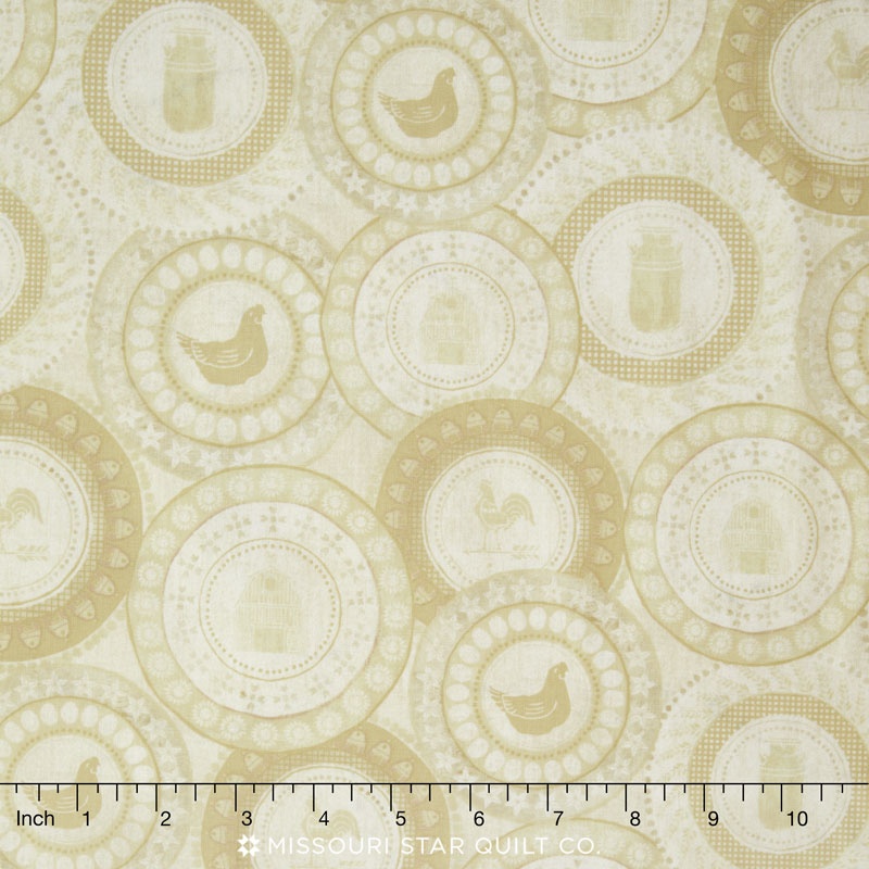 Farm to Table - Farm Patches Cream Yardage
