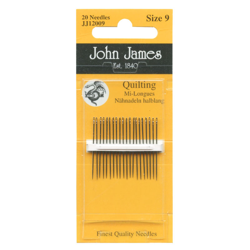 Between Hands Quilting Needles Size 9 John James
