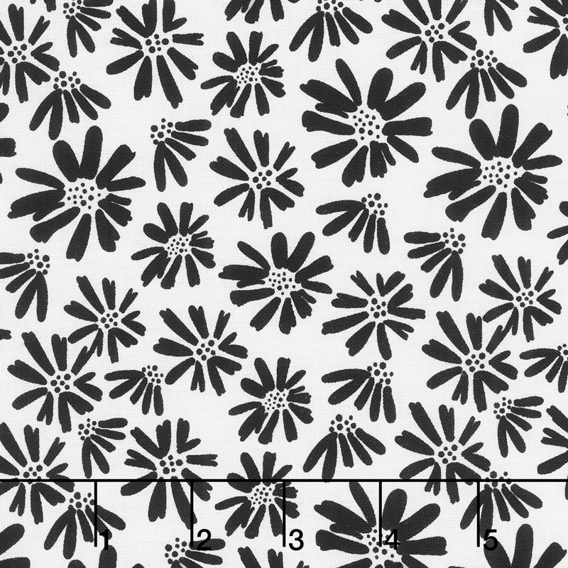 Juniper - Daisy White Yardage