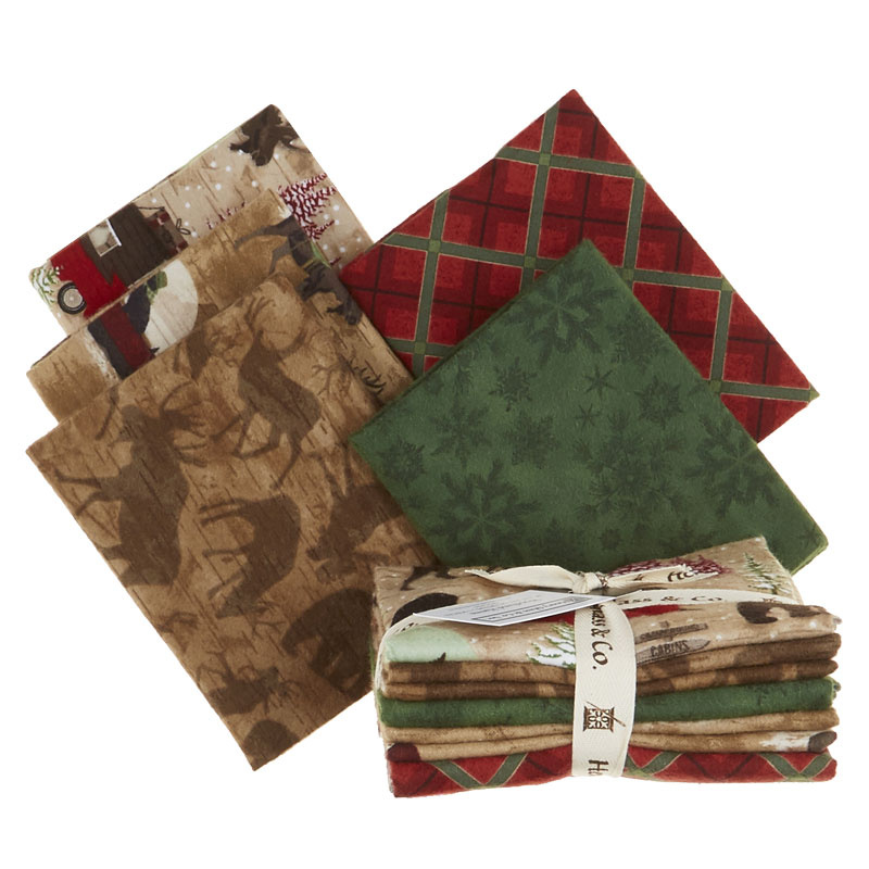 Woodland Haven 5 Easy Pieces Flannel Fat Quarter Bundle
