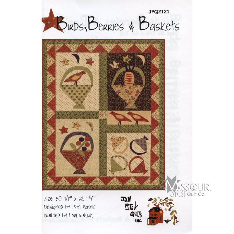 Birds, Berries and Baskets Pattern