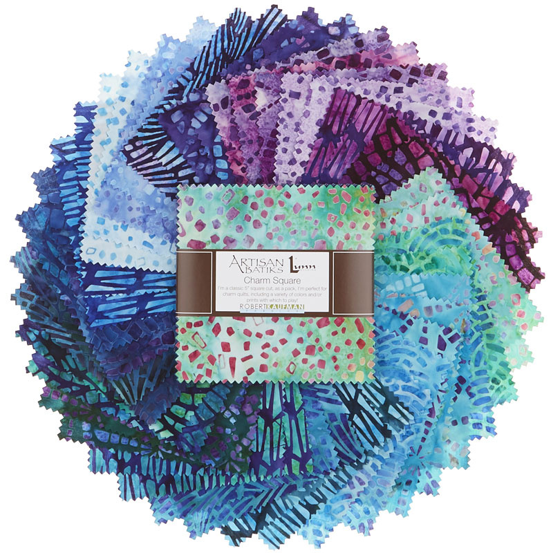 Artisan Batiks - Natural Formations 3 Ocean Charm Pack